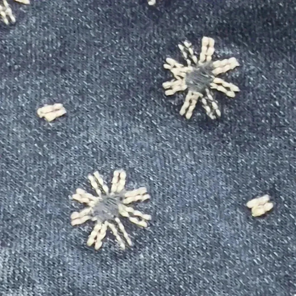 Pilcro Anthropologie Women’s Size 30 Floral Embroidered Cropped Bootcut Jeans - Picture 7 of 13